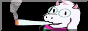ralsei smoking a dart site button